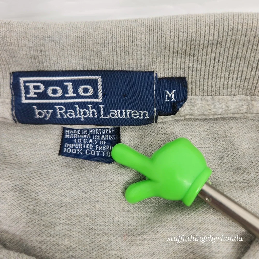 Vintage 90s Y2K Ralph Lauren Polo Men's Medium, Sandstone, Classic Fit